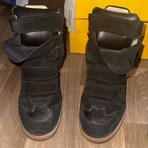 Isabel Marant Black and Brown Sneakers